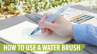 How to Use a Water Brush [upl. by Aehcim]