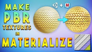 Materialize  Quickly Make Photorealistic Materials in Unity [upl. by Leckie140]