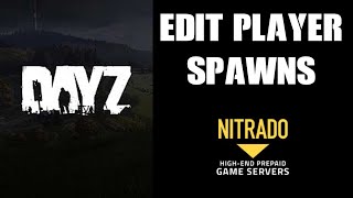 OLD How To Guide Edit Change Customise New Player Spawn Points DayZ Nitrado Xbox PS4 Server [upl. by Hurst]