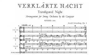 Arnold Schoenberg  Verklärte Nacht for string orchestra Op 4 [upl. by Rainah662]