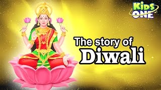 The Story of Diwali  Festival of Lights  Mythological stories  Narak chaturdashi story  KidsOne [upl. by Iphagenia]