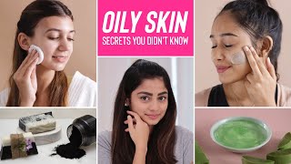 Everyday Hacks For Oily Skin  Home Remedies amp Natural Ingredients For Oily Skin [upl. by Retse]