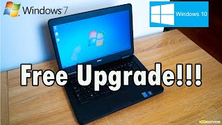 How to UPGRADE Windows 7 to Windows 10 for FREE [upl. by Sueaddaht]