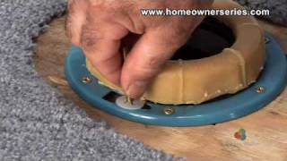 Toilet Flange Wax Ring Replacement Part 2 of 2 [upl. by Gris972]