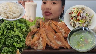 DAING LATOK  KINILAW NA ISDA NILAGANG SAGING MUKBANG [upl. by Leissam]