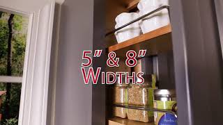 RevAShelf 448 Kitchen WallUpper Cabinet Pullout Organizer Overview [upl. by Kathryn856]