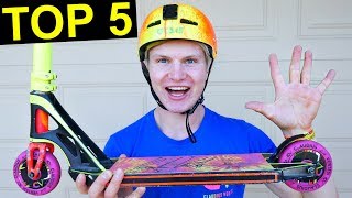 TOP 5 BEGINNER SCOOTER TRICKS [upl. by Merdith325]