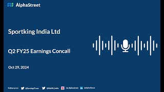 Sportking India Ltd Q2 FY202425 Earnings Conference Call [upl. by Ahsieuqal]