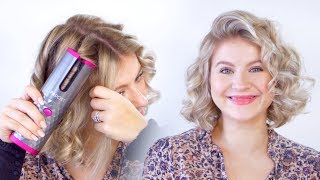 Worlds First WIRELESS AUTOMATED Curling Iron  Milabu [upl. by Ednil]