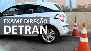 EXAME DE DIREÇÃO CARRO  Simulação de exame DETRAN [upl. by Trici]