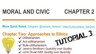 Moral and Civics Chapter 2  Part 3 [upl. by Spike98]