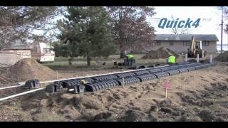 Septic Mound System Installation using Infiltrator Chambers [upl. by Davine]