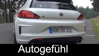 2015 Volkswagen Scirocco R 280 hp test drive review VW Scirocco Facelift [upl. by Tadeas]