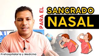 Por qué sangra nariz  HEMORRAGIA NASAL  Epistaxis [upl. by Brandenburg]