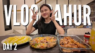 SAHUR DAY 2 WIM LIMSTEM WIM DOMT JUDGM  VLOG SAHUR RAMADHAN DAY 2 [upl. by Freddy]