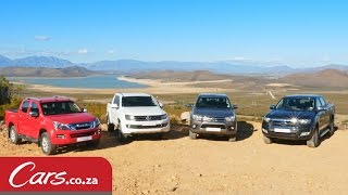 InDepth Comparison New Hilux vs Ranger vs Isuzu KB vs Amarok [upl. by Reldnahc]