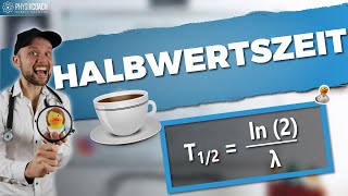 Halbwertszeit berechnen und verstehen  mit Kaffee [upl. by Enaid535]