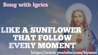 LIKE A SUNFLOWER  HYMN OCEANCOVER SONGDEVOTIONALPRAYER SONG WITH LYRICS [upl. by Atinuhs]