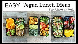 Easy Vegan Lunch Ideas Bento Box [upl. by Marl577]