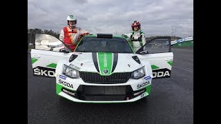 Markku Alén amp Kalle Rovanperä amp Skoda Fabia R5 Teknavi 2019 [upl. by Hardan]