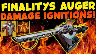 Ignition Turret Finalitys Auger Sanguine Alchemy COMBUSTION  Destiny 2 Heresy TFS [upl. by Meagan238]