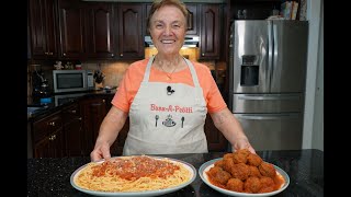 Italian Grandma Makes Meatballs and Spaghetti [upl. by Parker]