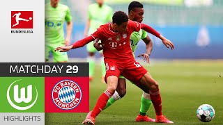 VfL Wolfsburg  FC Bayern München  23  Highlights  Matchday 29 – Bundesliga 202021 [upl. by Lissner214]