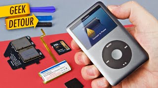 iPod Classic new Battery amp 256GB SD Card still works in 2024 [upl. by Ardnalak]