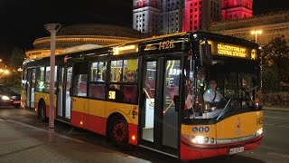 Buses and Trams of Warsaw Autobusy i tramwaje w Warszawie [upl. by Plossl]