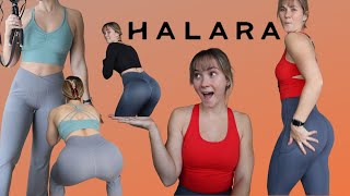 HALARA LEGGINGS TRYON HAUL  REVIEW [upl. by Rausch770]