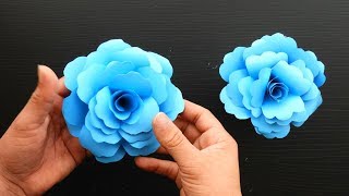 Cómo Hacer Rosas de Papel  Flores Realistas y Fáciles DIY Origami [upl. by Lotti]