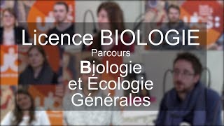 Licence SVT spécialisation Biologie et Écologie générales [upl. by Hersch537]