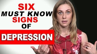 The 6 Must Know Signs of Depression [upl. by Kalman562]