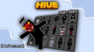 HIVE MCPE 4D COSMETICS 750 skins bruhjude [upl. by Eulalia539]