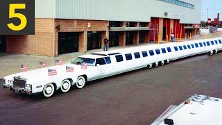 Top 5 Unbelievably LONG Limousines [upl. by Dlanod91]