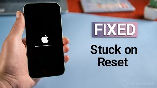 How to Fix iPhone Stuck on Factory Reset Screen 3 Ways [upl. by Coridon]