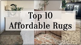 Top 10 Affordable Area Rugs [upl. by Yeldah]