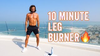 Savage 10 Minute Leg Burner  The Body Coach TV [upl. by Kramlich374]