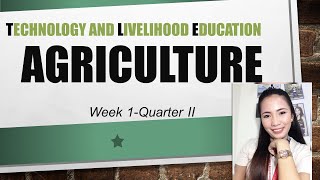 TLE 6 Week 1Agriculture Lesson Discussion for Second Quarter [upl. by Carn]