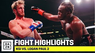 HIGHLIGHTS  KSI vs Logan Paul 2 [upl. by Nairb]