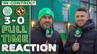 Celtic 30 Dundee United  IN CONTROL FullTime Reaction [upl. by Rebna613]