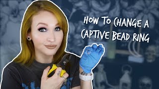 How to Change a CAPTIVE BEAD RING CBR [upl. by Emmey619]