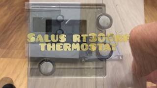 Salus rt300rf thermostat Guide [upl. by Ahsitel696]