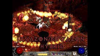 JavazonBowazon Hybrid  Diablo 2 Single Player [upl. by Hajan518]