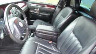 Lincoln Town Car Limousine 70quot Stretch Full Review startup and walkaround [upl. by Johann]