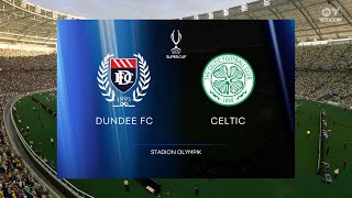 Dundee FC vs Celtic 14012025 Scottish Premiership FC 25 [upl. by Akalam]