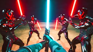 1 Jedi vs 100 Sith in VR [upl. by Gellman]