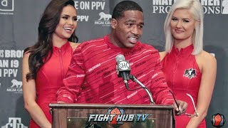 ADRIEN BRONERS FULL POST FIGHT PRESS CONFERENCE FOR MANNY PACQUIAO FIGHT FULL POST FIGHT VIDEO [upl. by Aetnuahs]