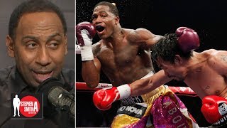 Stephen A calls out Adrien Broner for saying he beat Manny Pacquiao  Stephen A Smith Show [upl. by Ainar]