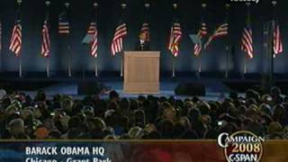 Obama Victory Speech   Speech [upl. by Acissehc]